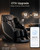 EASPEARL Massage Chair Full Body,53.15in SL-Track,Zero Gravity Massage Chair with Heat, Auto Footrest,OTA Upgraded 24 Auto Modes,LCD Screen,36 Airbags, Bluetooth&APP Control, Shiatsu&Thai Stretch