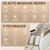 4D Massage Chair Full Body, 20 Modes Zero Gravity Massage Chair with 53.15 Inches SL Track, Foot Massage, Neck and Shoulder Massage