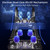 Alfine Genuine Leather 4D x 3D Massage Chair – Dual Mechanism Full Body Recliner with Flexible 172°SL Track，Smart Health Detection