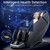 Alfine Genuine Leather 4D x 3D Massage Chair – Dual Mechanism Full Body Recliner with Flexible 172°SL Track，Smart Health Detection