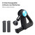 Bluetooth Percussion Massage Gun & Personal Massager for Pain Relief & Circulation in Neck, Back, Leg, Shoulder and Body (Black - 4th Gen)