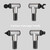 Marycan Massage Gun, Hand Held Body Deep Muscle Massager with 4 Adjustable Speed, 4 Types of Massage Heads
