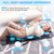 ZEBORA Full Body Massage Mat with Vibration, Stretching and Pressure Massage, Adjustable Pillow Height