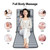 Electric Heated Full Body Massage Mat with 9 Adjustable Modes & Timer, Relaxing Massage Mattress for Back