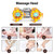 Electric Heated Full Body Massage Mat with 9 Adjustable Modes & Timer, Relaxing Massage Mattress for Back