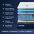 Nectar Classic Hybrid 12” Twin Mattress - Medium Firm - Memory Foam & Innerspring Coils - Cooling Top Layer - Back Pain Relief
