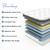 Queen Mattress, 12 Inch Cooling Hybrid Queen Size Mattress in a Box, Medium Firm with Gel Memory Foam