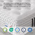 BedStory Upgrade 14 Inch Firm King Size Mattress, Luxury Hybrid Mattress in a Box for Zoned Pressure and Pain Relief