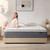 Queen Size Mattress 14 Inch, Hybrid Mattresses in a Box, Medium Firm Individual Pocket Springs Fiberglass Free Breathable