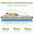 BedStory Firm King Mattress 12 Inch, Hotel Collection Hybrid Mattresses with Zoned Lumbar Support, Extra Back & Hip Support