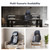 CLORIS Neck Back Massager with Heat, Automatic Adjustable Neckrest, 3D Shiatsu Compress & Rolling Massage Chair Pad for Full Body Relaxation