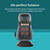HoMedics Back Massager with Heat, Shiatsu Elite II Heated Neck and Back Massage Cushion. 3 Different Massage Styles and 3 Massage Zones