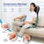 COMFIER Shiatsu Neck Back Massager with Heat,2D/3D Massage Chair Pad with App Control,Deep Tissue Kneading Massage Chair Pad with Compression