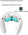 Neck Massager with Heat, Cordless for Pain Relief Portable Relaxer Smart Cervical Use at Office Home Outdoor