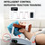 Cervical Neck Traction Device, Electric Cervical Spine Massager, 4-Point Positioning Support, with Remote Control