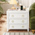 Huuger Paint Night Stand with Charger Station and USB-C Port, 3 Drawer Nightstands Set of 2