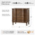 HULALA HOME Solid Wood End Table Set of 2 with Charging Station, 3 Drawer End Table with Pull-Out Tray, USB & Type-C Ports