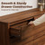 , 6 Drawer Dresser with Handleless Wood Grain Design and Nightstands Set of 2, Minimalist Storage Dresser for Bedroom