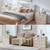 Nightstand Set of 2 W/Charging Station, 30.7" W King Size Bedside Table with 3 Drawers, Accent End Table W/Large Storage