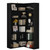 ANCTOR Corner Bookshelf, 6 Tiers Corner Bookcases with Baffles Etagere Shelf Storage Rack for Living Room Home Office, Black