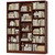 FACBOTALL Triple Wide Bookshelf, 6 Tier Large Bookshelf, Bookcase with 17 Open Display Shelves, 74'' Tall Bookcases and Bookshelves for Living Room, Home Office, Library, Cherry