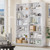 Odeekea 6 Tier Large Bookshelves, 70.8 Inch Tall Bookshelf and Bookcases for Living Room, Study Room, Home Office Library，White Bookcase with 12 Open Shelves.