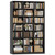 HOSTACK 86" H Triple Wide Bookshelf and Bookcase, 7 Tier Tall Bookshelf with Storage, Large Bookcase with 21 Open Display Storage Shelves, Wood Book Shelf Media CD DVD Storage for Living Room, Black