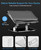 Lpoake 2 Pack Acrylic Laptop Stand for Desk, Adjustable Ergonomic Laptop Riser, Portable Foldable Computer Stand, Compatible with 10 to 15.6 Inches Notebook and MacBook, Clear