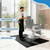 1 Inch Thick Barber Chair Mat, Salon & Barber Cutting Anti-Fatigue Comfort Floor Mat for Hair Stylist Beauty,5 Ft × 3 Ft (Rectangle, Black)