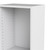 Scranton & Co 80" x 16" Modern Wood 5-Shelf Narrow Vertical Bookcase, for Living Room/Study/Office, Incredible Quality, in White Finish