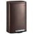 SONGMICS 13 Gallon (50 L) Trash Can, Stainless Steel Kitchen Garbage Can, Recycling or Waste Bin, Soft Close, Step-On Pedal, Removable Inner Bucket, Brown ULTB50BR