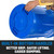 Magnum Blue 44 Gallon Trash Can Set (Trash Can, Quiet Dolly, and Reinforced Lid), Construction Grade, Jobsite Ready for Handling and Rolling Garbage CMTC-CLD0-44B04 (4 Set)