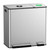 Lovewind Dual Trash and Recycling Bins for Kitchen, 13+6 Gallon Stainless Steel Garbage and Recycle Bin Combo for Large Families, Dual Trash Can with Soft Close Lid & Magnetic Stickers, Silver