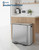 GarveeHome 2 x 8 gal Stainless Steel Double Trash Can with Lid for Kitchen, Large Dual Trash and Recycle Bin Combo, Step-on Kitchen Metal Garbage Cans, PP Inner Buckets, Liner Rim