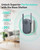 BOTSLAB 5MP Wireless Video Doorbell Camera,180° Head-to-Toe View, AI Motion Detection, VR Mode, Battery or Wired Powered, Easy Installation, Weatherproof, No Monthly Fee, 2.4GHz WiFi