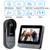 TKMARS Doorbell Camera Wireless No Subscription 1080P, Waterproof Door Bell Camera with Monitor Screen Free Storage NO WiFi and APP Needed, Video Intercom Two-Way Audio, 170° View Angle,Night Vision