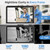 WISDOM VIEW Wireless Smart Video Doorbell System,7" Touchscreen Display,1080P Video Doorbell Camera with Motion Detection,2-Way Audio,Local Storage No Subscription, Easy Install Without Wiring