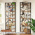 SUPERJARE Triple Bookshelf, Bookcase with 14 Open Display Shelves, Wide Book Shelf Book Case for Home & Office, 5 Tier, Brown