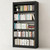 VASAAOSD Metal Bookshelf Adjustable - 61" Tall Black Bookcase, 5 Tier Book Shelf, Tooless Assembly Book Case, Modern Bookshelves and Bookcases for Home Office, Living Room, Bedroom, Library