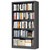 ZONLESON Metal Bookshelf,Adjustable 5-Tier Bookcase with High Weight Capacity,Bookshelves and Bookcases for Living Room,Office,Library,Black Book Shelf