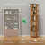 Lauxery Rotating Bookshelf Tower, 6-Tier 360° Bamboo Spinning Bookcase – Narrow Revolving Book Shelf, Floor Standing Space-Saving Storage Book Shelves for Small Space, Corner & Home Office | Walnut