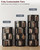 Foxemart 5-Tier Rotating Bookshelf Tower, 360° Spinning Modern Book Storage Bookcase, Stable Display Corner Book Shelf for Kids Room, Living Room, Bedroom, Home Office, Black
