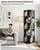Foxemart 5-Tier Rotating Bookshelf Tower, 360° Spinning Modern Book Storage Bookcase, Stable Display Corner Book Shelf for Kids Room, Living Room, Bedroom, Home Office, Black