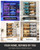 Glass Display Cabinet with Doors, 4-Tier Display Case with Adjustable Shelves, RGB LED Lights with App & Remote Control, Curio Storage Cabinet with Metal Base for Collectibles, Books, Black