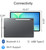 Samsung Galaxy Tab S10 FE Android Tablet (10.9" 2K+ Touchscreen, 8-Core, 8GB RAM, 256GB Storage (128GB+128GB SD Card)), S Pen, Long Battery Life, Dual Cameras, Lightweight, Gray, NA Version, SM-X520