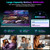 2026 Gemini AI Android 16 Tablet, 10 inch Tablet with Keyboard, 26GB+256GB (2TB Expand), 2-in-1 Tablets with 8-Core, 5G WiFi, 8000mAh, GMS, GPS, Electronic Tablets PC with Mouse, Case, Stylus (Silver)