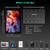 TOPWAH 11 Inch Tablet Android 16 Tablets with Keyboard, 36GB RAM + 256GB ROM (2TB Expand), 1280 * 800 ISP Display Tablets,8000mAh,T606 Octa-Core, 13MP+8MP Camera, 2.4G/5G WiFi, GPS, Widevine L1-Black