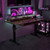 FiCiHi Adjustable Height Standing Desk with 4 Drawers,63 x 30 inches Electric Sit Stand Home Office Desk with Two Tiers, 3 Memory Presets, Monitor Stand Riser, USB A/C Charging Port
