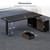 FLEXISPOT L Shaped Standing Desk with Storage Cabinet for Office Workspace, 79" Spacious Workstation with Drawers, CPU Holder & Cable Management for Commercial Office Use, Black, 3 Packages