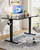 HUANUO Electric Standing Desks, Whole Piece Desktop, Adjustable Height Computer Desk, 4 Height Memory Settings, Sit Stand Up Desk for Home Office, 60" x 24", Black